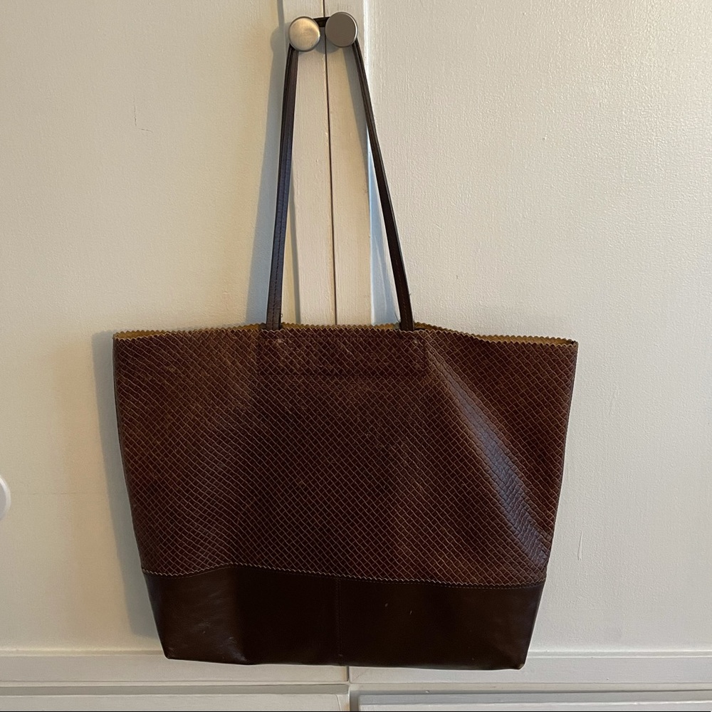 Banana Republic Brown Woven Tote